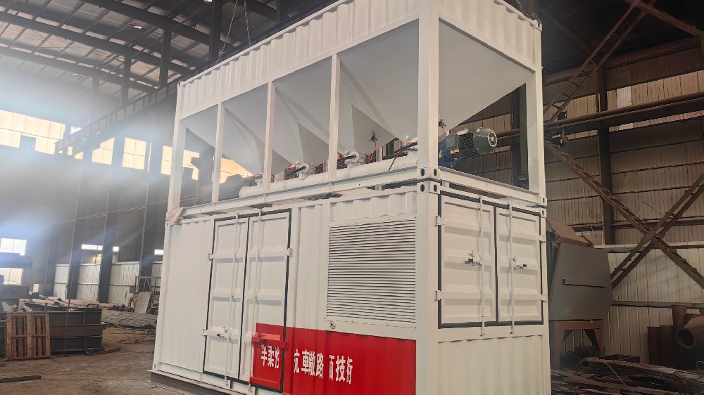 叠加式灌浆料搅拌系统