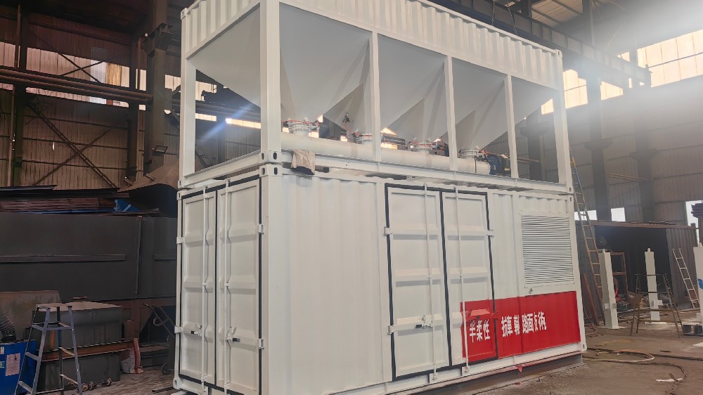 叠加式灌浆料搅拌系统